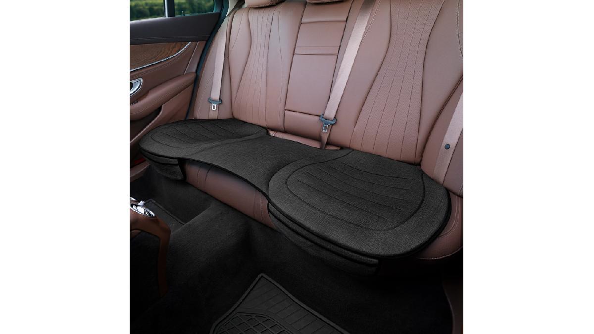 Coussin+de+si%C3%A8ge+universel+%27Rear%27+en+Lin+Noir+-+1+pi%C3%A8ce